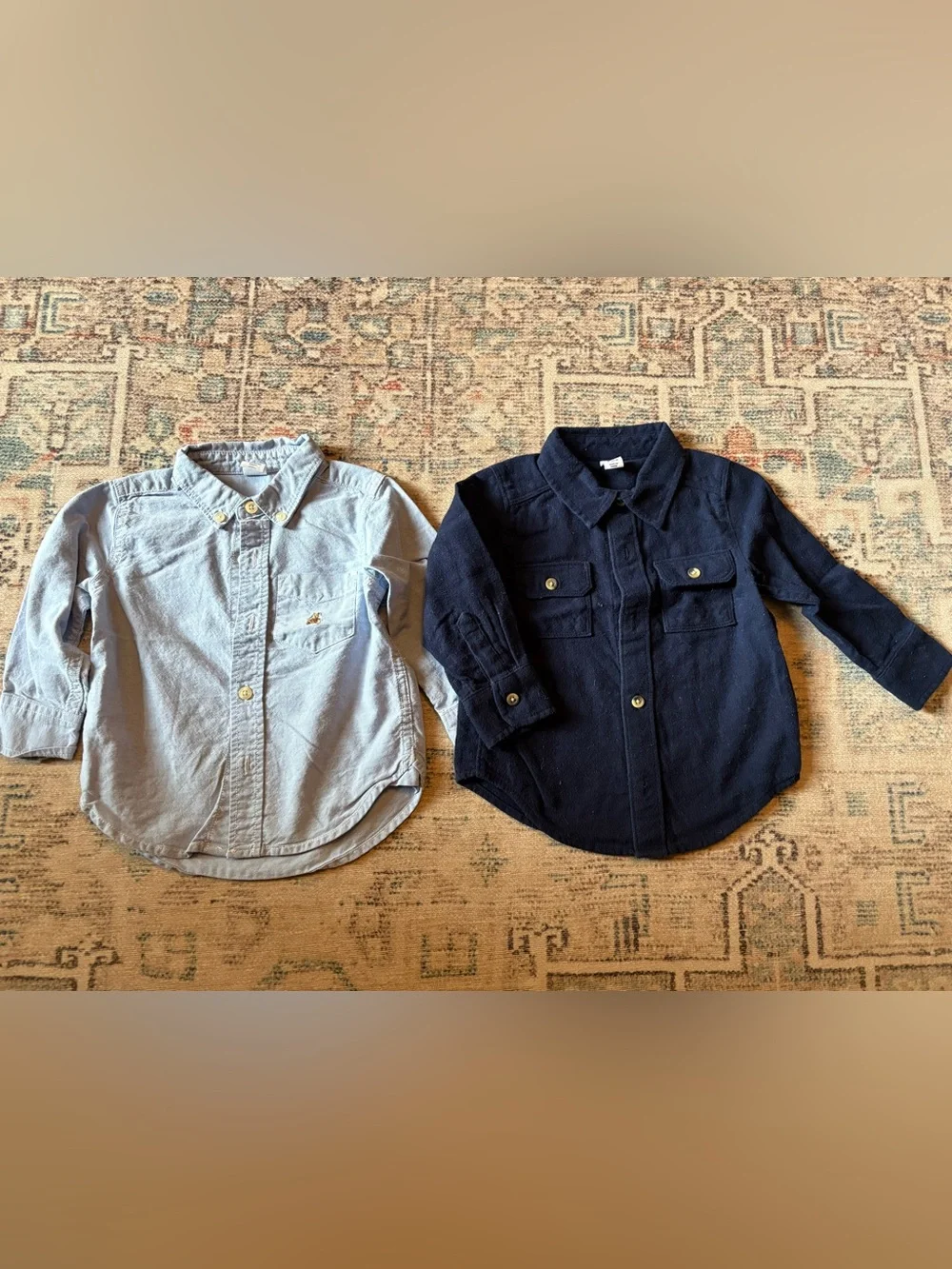 Gap & Old Navy Button down shirt bundle; boys 18/24 month